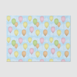 Seda Papel de Tecido para Balões Coloridos