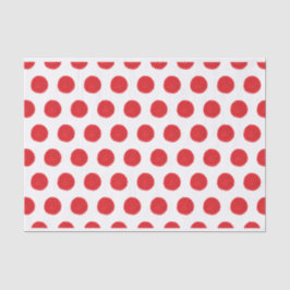 Seda Papel de Tecido para Bolinhas de Aquarela Vermelha