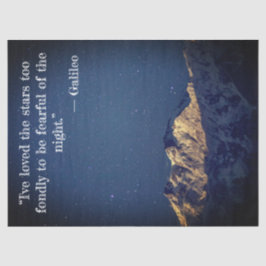 Seda Papel de Tecido para Estrelas Noturnas