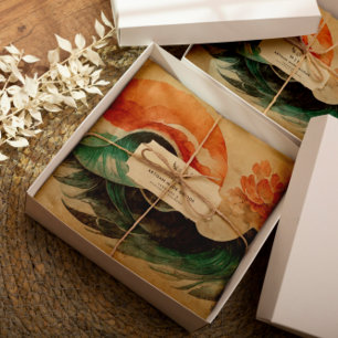 Seda Papel de tecido para o logotipo de marca de fácil 