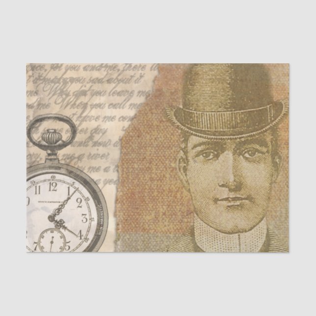 Seda Papel de Tecido para Olhar de Pocket do Cavalo Ste (Frente )