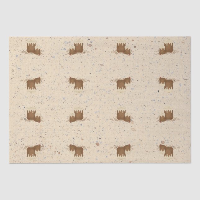 Seda Papel de Tecido para Velas Primitivas (Frente )