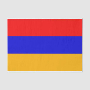 Seda Papel de tecido Patriótico com bandeira da Armênia