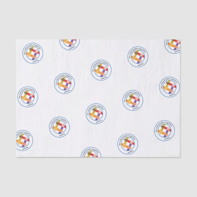 Seda Papel de Tecido PCTY VALUES "Não Beatable Juntos" (Frente )