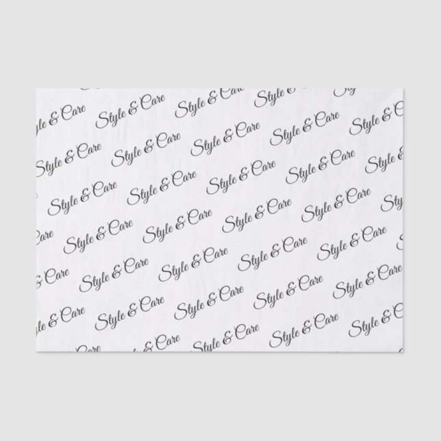 Seda Papel de Tecido Personalizado com Impressão de Pad (Frente )