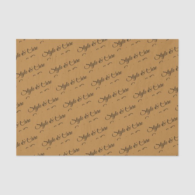 Seda Papel de Tecido Personalizado com Impressão de Pad (Frente )