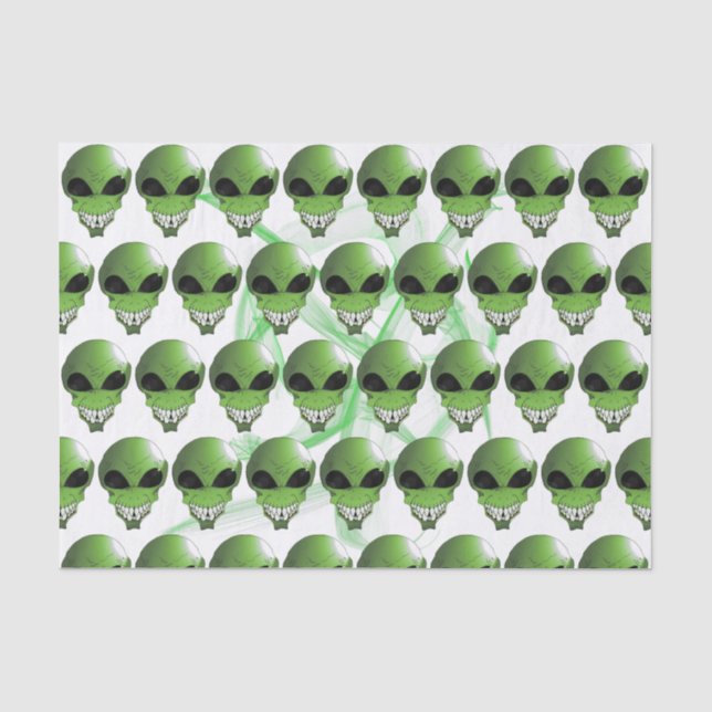 Seda Papel de Tecido Personalizado de 10 lb na Alieníge (Frente )
