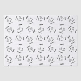 Seda Papel de Tecido Personalizado para Graduação