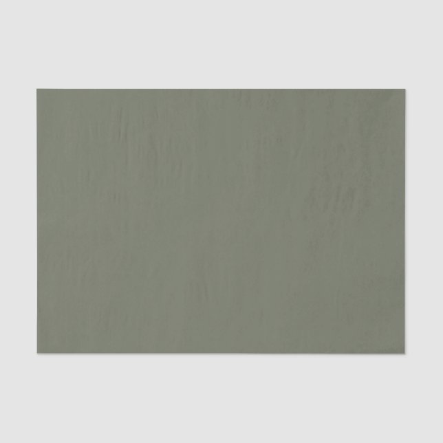 Seda Papel de Tecido Personalizado Verde Moss (Frente )