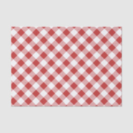 Seda Papel de Tecido Picnic Red Gingham - Parto de Cook