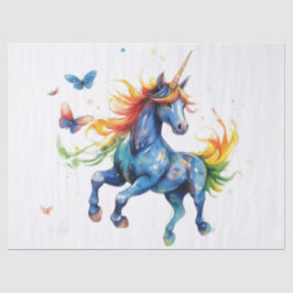 Seda Papel de Tecido Rainbow Unicorn Fantasy - 10 lb, 1
