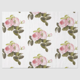 Seda Papel de Tecido Romântico Design 15 Série Rosa