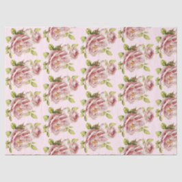 Seda Papel de Tecido Romântico Design 16 Série Rosa