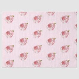 Seda Papel de Tecido Romântico Design 17 Série Rosa
