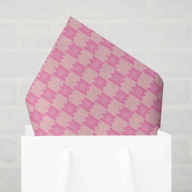 Seda Papel de Tecido Rosa Desolado Boho do Sudoeste Oci (Sacola de presentes)
