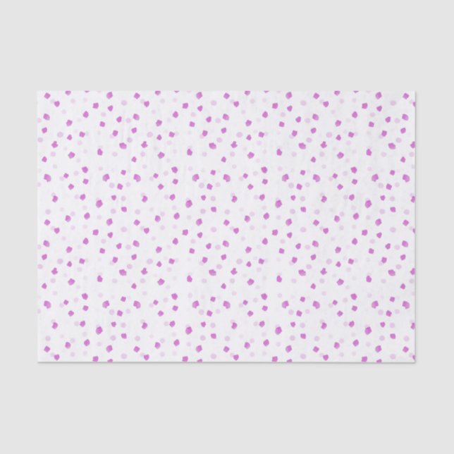 Seda Papel de Tecido Rosa Espetado (Frente )