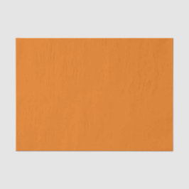 Seda Papel de Tecido Sólido Laranja Vivo