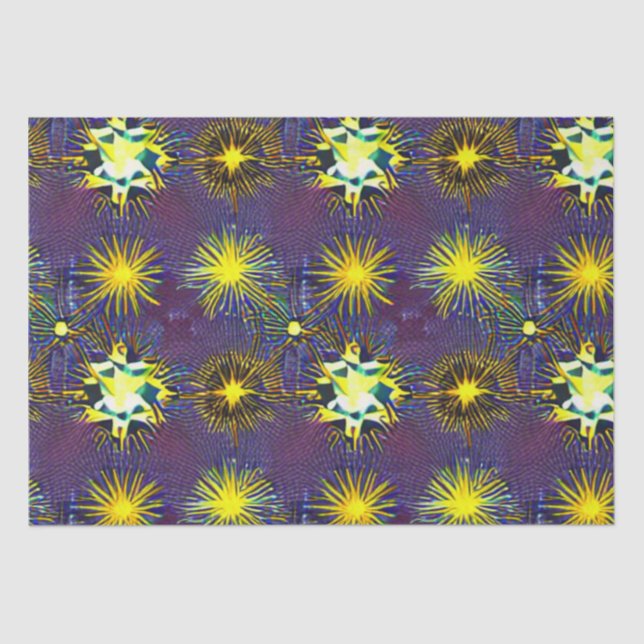 Seda Papel de tecido Starburst (Frente )