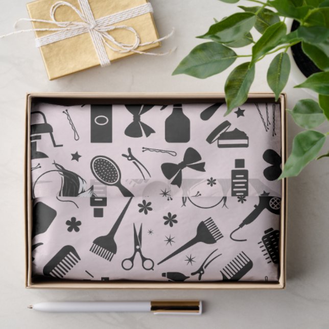 Seda Papel de Tecido Stylist para o Salão de Cabelo Mod (Presente)