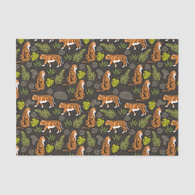 Seda Papel de Tecido Tigre (Frente )