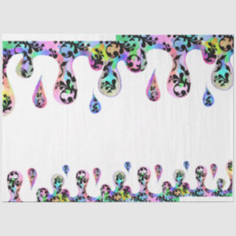 Seda Papel de tecido Vintage Damask