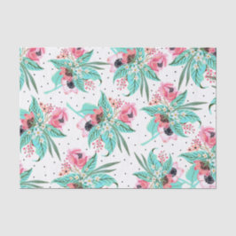 Seda Papel de tecidos Colorido das Flores de Verão