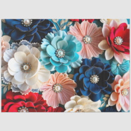 Seda Papel de tecidos de arte de Tecido flexível colori