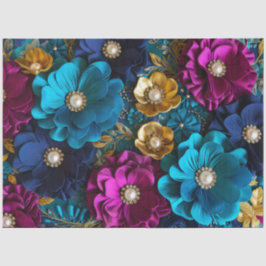 Seda Papel de tecidos de arte de Tecido flexível colori