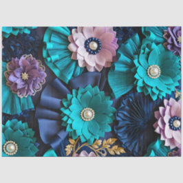 Seda Papel de tecidos de arte de Tecido flexível colori