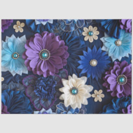 Seda Papel de tecidos de arte de Tecido flexível colori