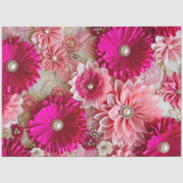 Seda Papel de tecidos de arte de Tecido flexível colori