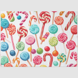 Seda papel de tecidos de doce doce de natal