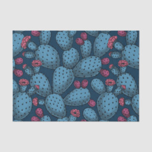 Seda Papel de tecidos de opuntia para flores