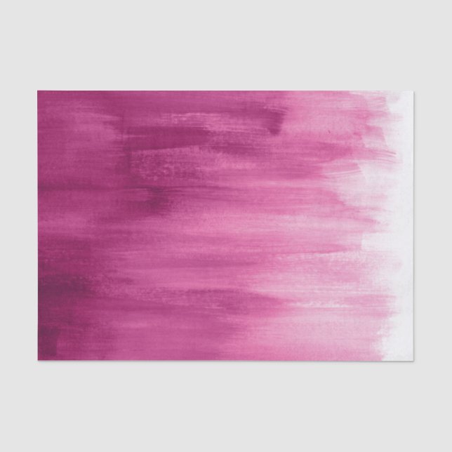 Seda Papel de tecidos de pincel vermelho-rosado a grane (Frente )