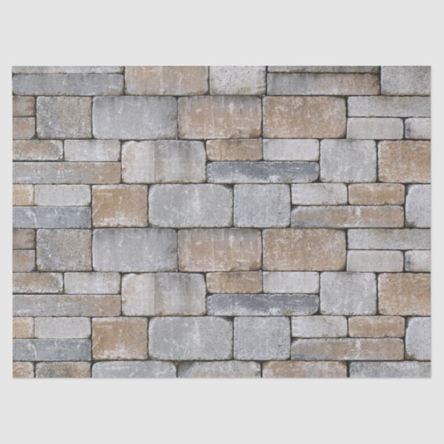 Seda papel de tecidos de tijolos (Frente )