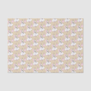 Seda Papel de tecidos do grupo neutro de moda