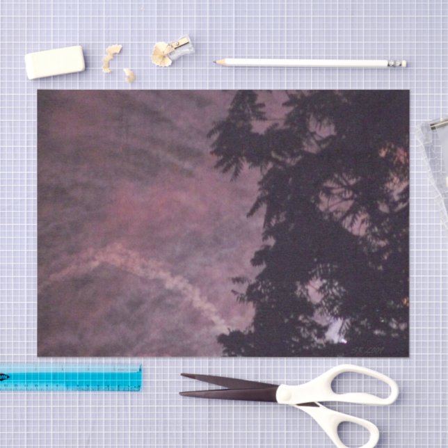 Seda Papel de tecidos Fireworks 16 (Arte )