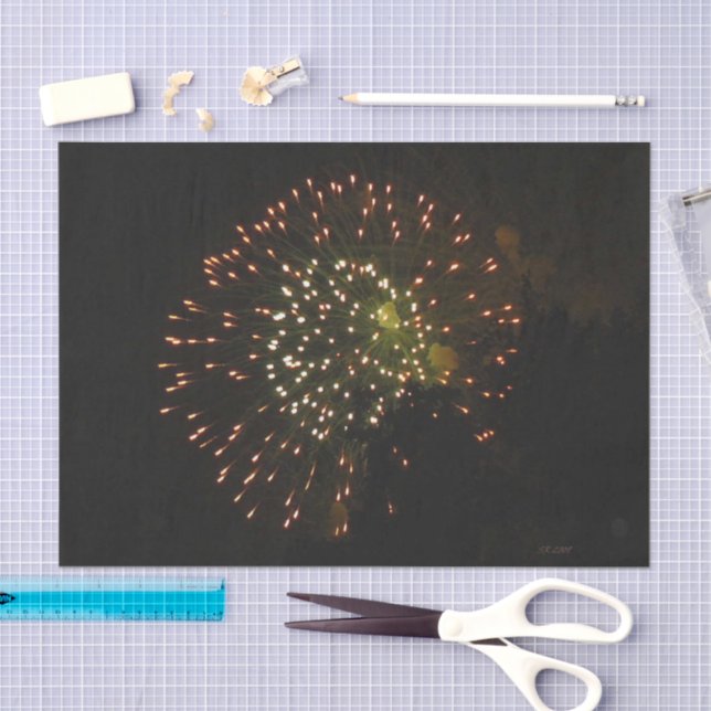 Seda Papel de tecidos Fireworks 4 (Arte )
