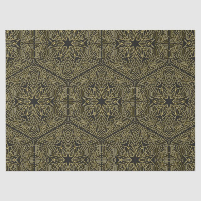 Seda papel de tecidos mandala motif (Frente )