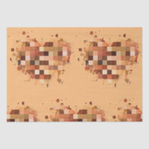 Papel de tecidos One World Heart