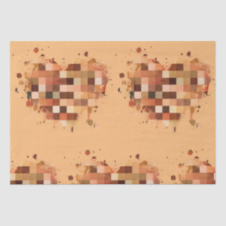 Seda Papel de tecidos One World Heart