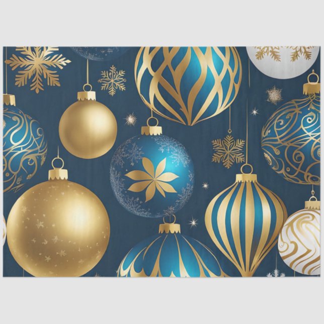 Seda papel de tecidos para enfeites de natal festivos (Frente )