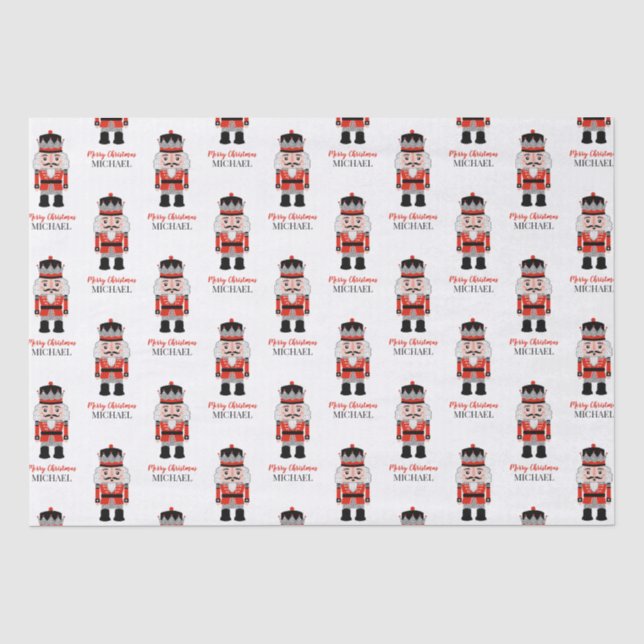Seda Papel de tecidos personalizado de piratas de Natal (Frente )