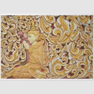 Seda papel de tecidos tailandês buddha