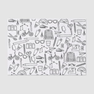 Seda Papel de Teclado Desenhos de Portas