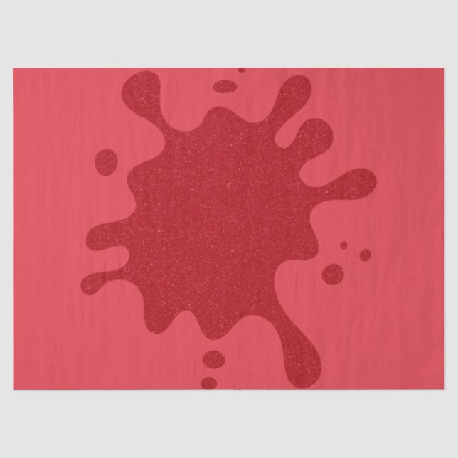 Seda Papel de Teclado Vermelho de Tomato Personalizado (Frente )