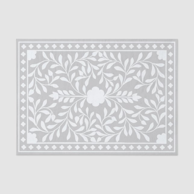 Seda Papel Decoupage com Incisão de Osso Tradicional Ci (Frente )