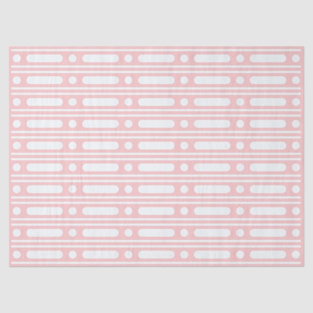 Seda Papel Decoupage com Pontos de Relevo em Osso Rosa (Frente )