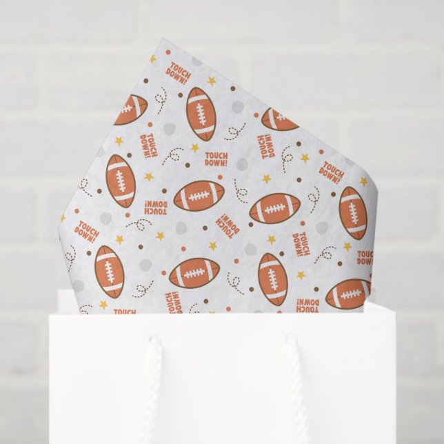 Seda Papel decoupage de futebol, Dia de Jogo  (Sacola de presentes)