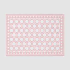 Seda Papel Decoupage de Marfim Modern Pink